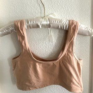 Camel Wide Strap Bra by Arq